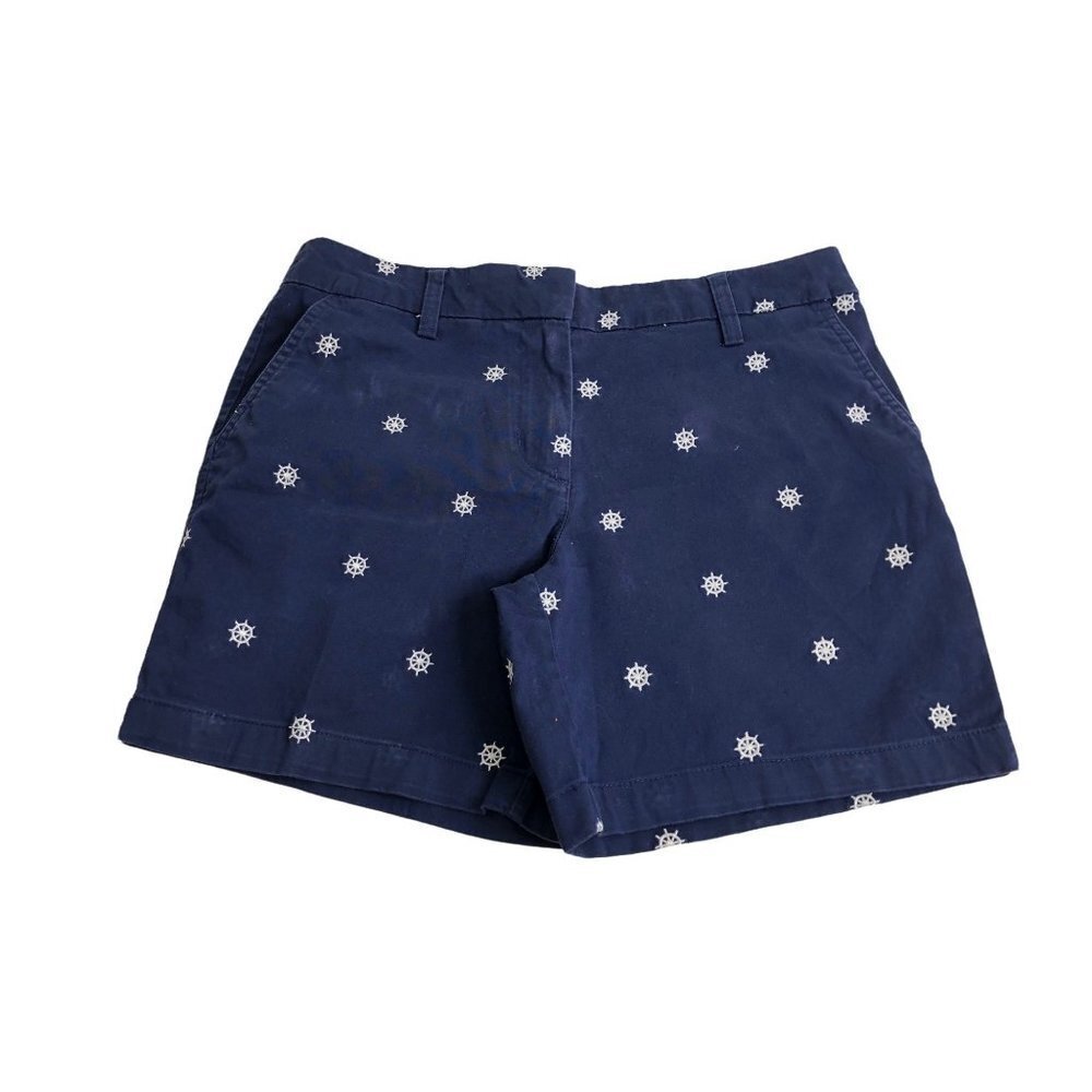 BRITISH KHAKI EMBROIDERED NAUTICAL KHAKI SHORT SZ‎ 2